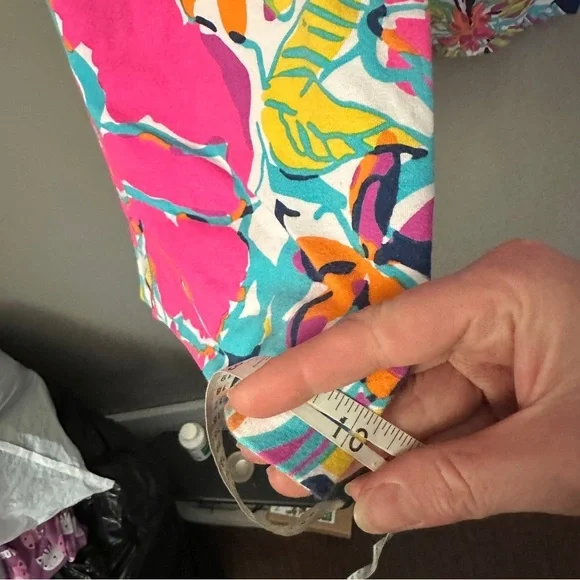 Lilly Pulitzer Georgia May floral wide leg Pant - Picture 6 of 10